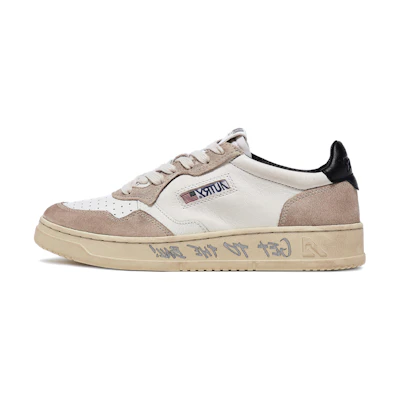 AUTRY Low 'White Tan Black'