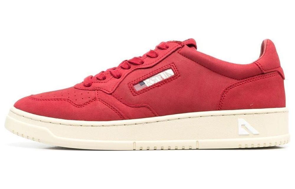 AUTRY Low Top 'Red Leather'