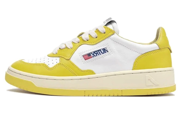 Buy AUTRY Low Top 'White Yellow Fashion' AULM-WB23
