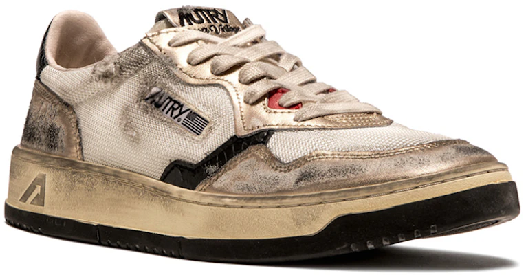 AUTRY Low Top Lace-Up 'Putih Hitam Kelabu Distressed' AVLM-MS09 Shop AUTRY Low Top Lace-Up 'Putih Hitam Kelabu Distressed' AVLM-MS09
