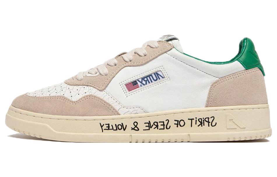 AUTRY Medalist 'Beige Green Low-Top'