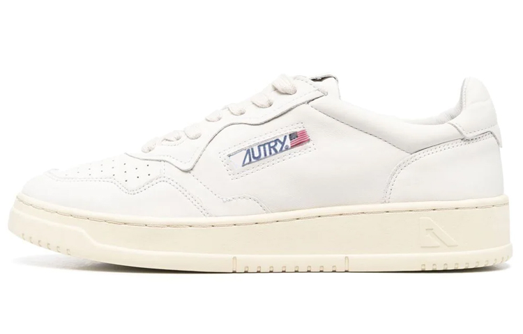 AUTRY Medalist 'White Leather Low-Top' AULM-GL01