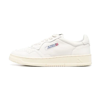 AUTRY Medalist 'White Leather Low-Top'