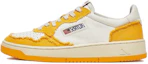 Buy AUTRY Medalist Canvas-Panel ''Wit Geel'' Sneakers AULM-CB06