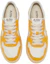 Lookbook AUTRY Medalist Canvas-Panel ''Wit Geel'' Sneakers AULM-CB06