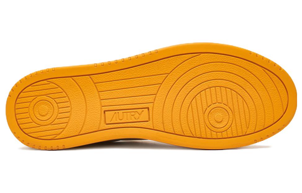 Purchase AUTRY Medalist Canvas-Panel ''Wit Geel'' Sneakers AULM-CB06