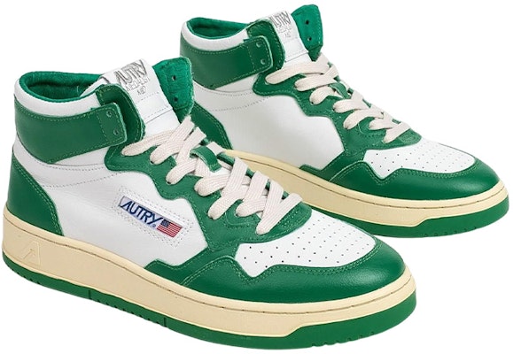 AUTRY Medalist Kasut High-Top 'Putih Hijau' AUMM-WB03 Order AUTRY Medalist Kasut High-Top 'Putih Hijau' AUMM-WB03