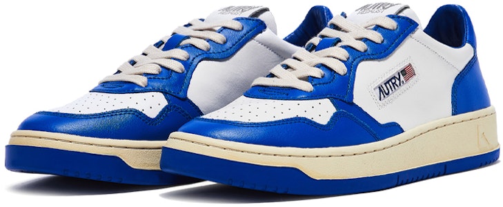 AUTRY 皮革 低筒 時尚板鞋 男款 白藍 Order AUTRY 皮革 低筒 時尚板鞋 男款 白藍