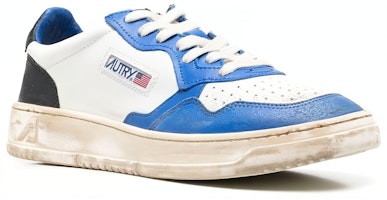 오트리 메달리스트 레더 로우 "빈티지 화이트 블랙 아주르" AVLM-SV10 Order 오트리 메달리스트 레더 로우 "빈티지 화이트 블랙 아주르" AVLM-SV10