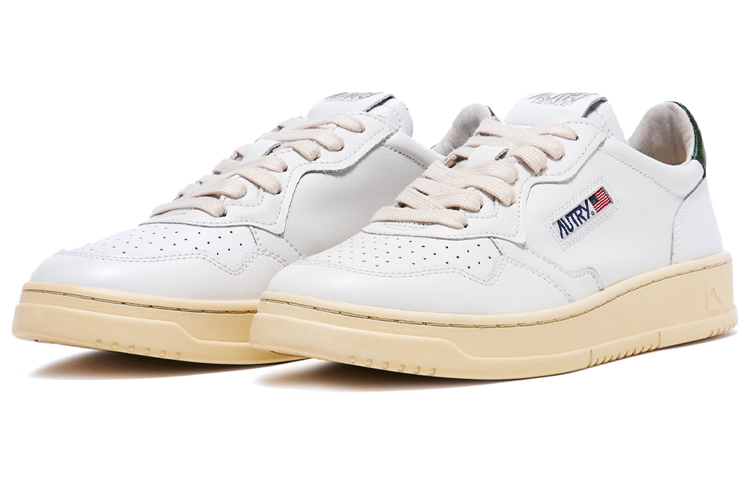 Order オートリー メダリスト 白/濃緑 (Autori- Medarisuto Shiro/Koi Midori) AULM-LL47