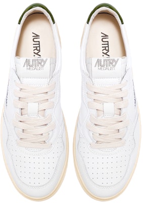 AUTRY Medalist Leather Low 'White Dark Green' AULM-LL47 Lookbook AUTRY Medalist Leather Low 'White Dark Green' AULM-LL47