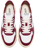 AUTRY 皮革 系帶圓頭 時尚板鞋 男款 酒紅白 Lookbook AUTRY 皮革 系帶圓頭 時尚板鞋 男款 酒紅白