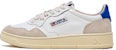 AUTRY Medalist Kulit Suede Rendah Putih Azure Beige AULM-LS49