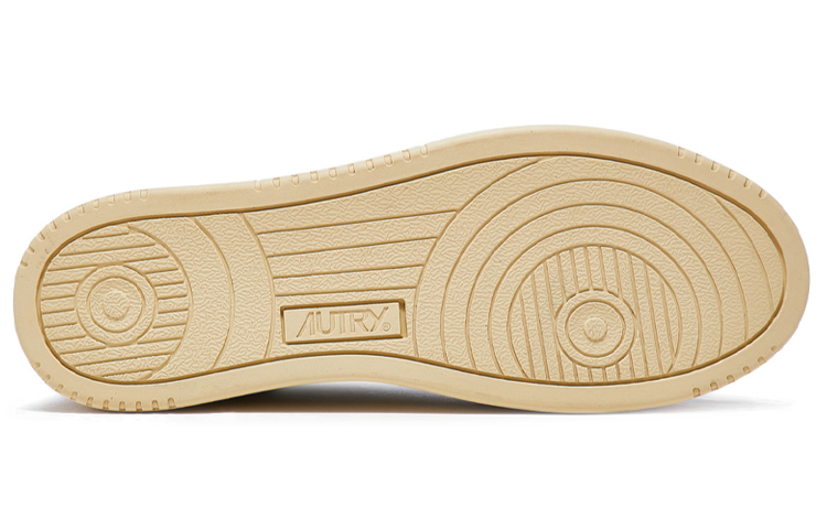 Shop AUTRY Medalist Cuero Ante Low Blanco Azul Beige AULM-LS49