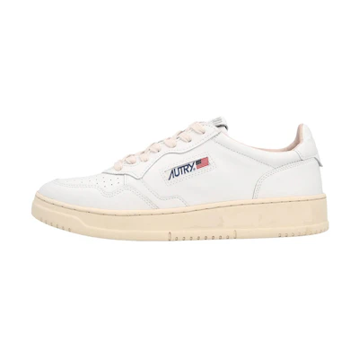 AUTRY Medalist Leather Trainers 'White'