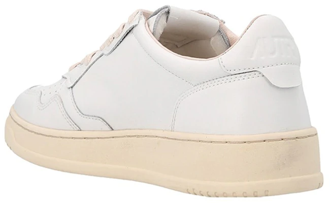 AUTRY Medalist 白色皮革运动鞋 AULM-LD06 Shop AUTRY Medalist 白色皮革运动鞋 AULM-LD06