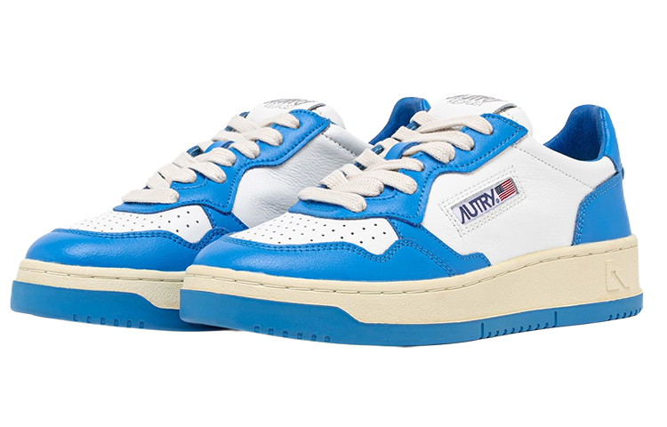 Order オートリー メダリストLow "ブルーホワイト" AULM-WB26