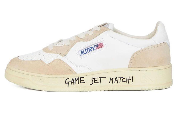AUTRY Medalist Low 'Game Set Match - White' AULM-WC06
