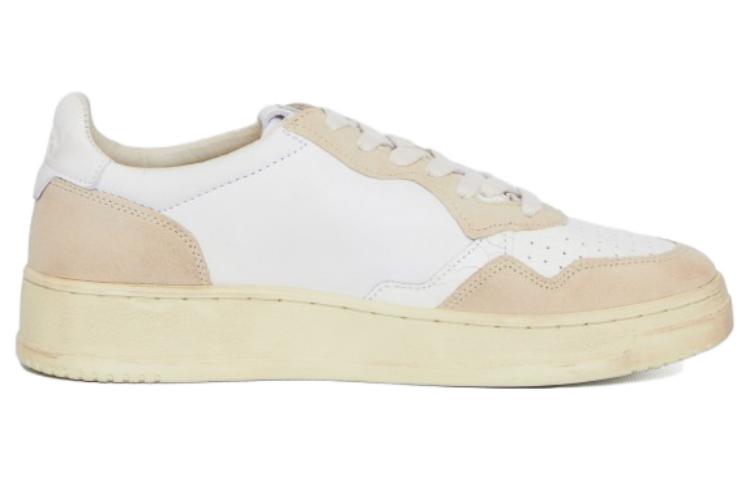 Order AUTRY 皮革 圓頭綁帶 時尚板鞋 男款 白色