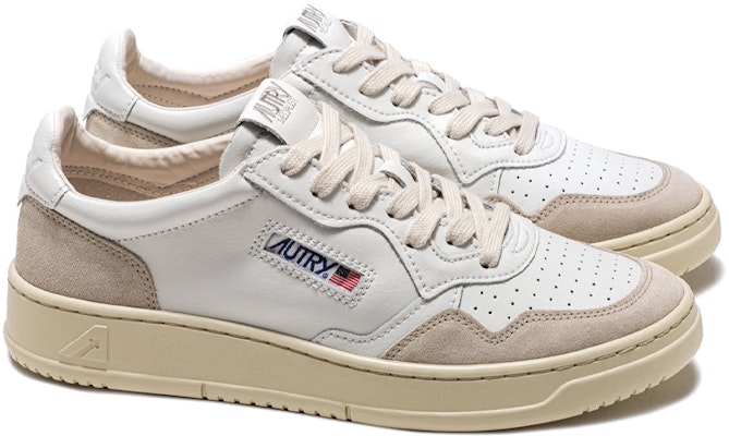 AUTRY Medalist Low 'White Beige Suede' AULM-LS33 Order AUTRY Medalist Low 'White Beige Suede' AULM-LS33