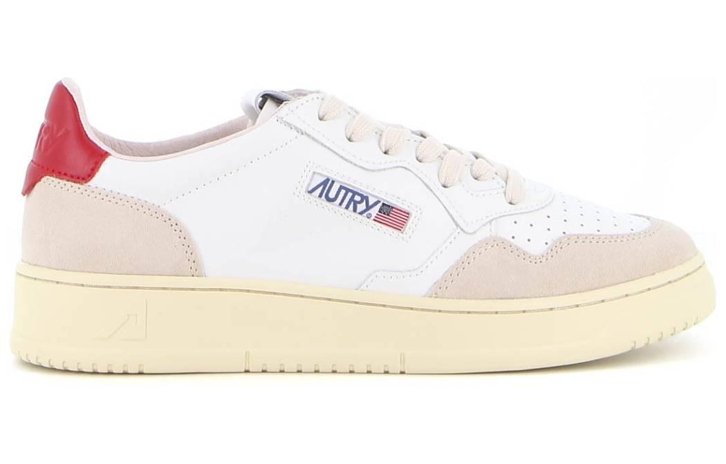 AUTRY Medalist Low 'White Red'