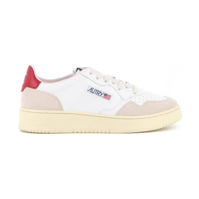 AUTRY Medalist Low 'White Red'