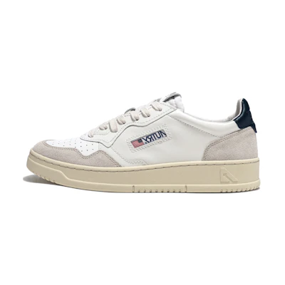 AUTRY Medalist Low 'White Suede Dark Blue'