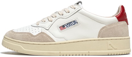 AUTRY Medalist Low 'White Suede Red' AULM-LS43 AUTRY Medalist Low 'White Suede Red' AULM-LS43
