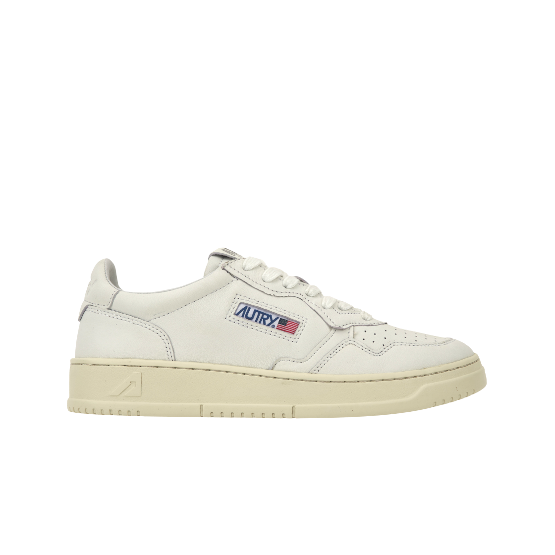 AUTRY Medalist Low Goatskin 'White' AULM-GG04