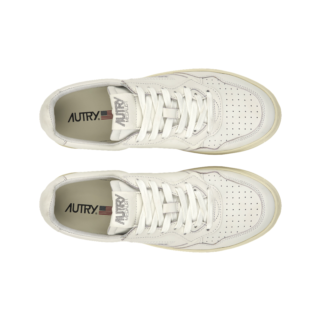 Purchase AUTRY Medalist Low in Pelle di Capra ''Bianco'' AULM-GG04