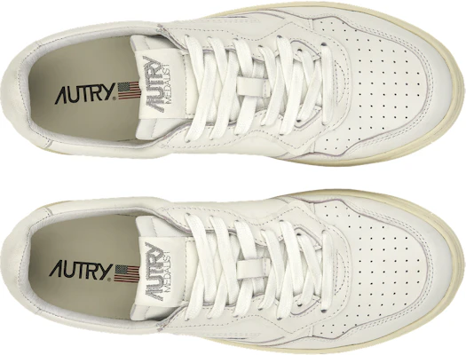 AUTRY Medalist Low in Pelle di Capra ''Bianco'' AULM-GG04 Purchase AUTRY Medalist Low in Pelle di Capra ''Bianco'' AULM-GG04