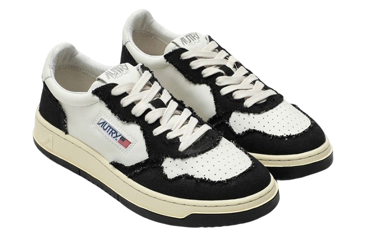 AUTRY Medalist Low Goatskin 'White Black' 圖 2