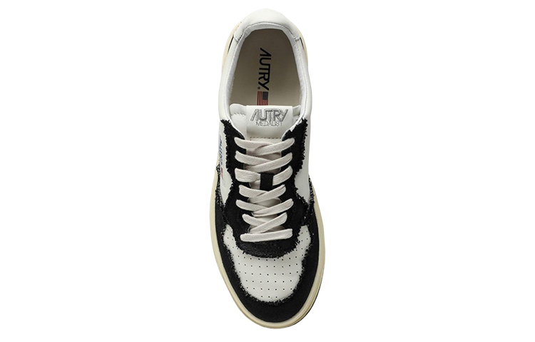 AUTRY Medalist Low Goatskin 'White Black' 圖 3