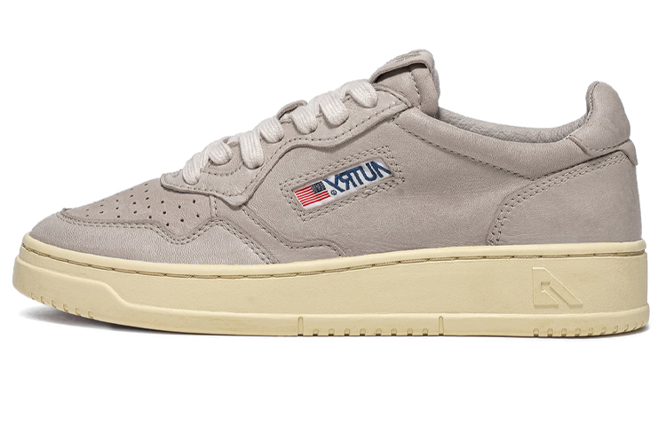 AUTRY Medalist Low Goatskin Sneakers 'Grey'