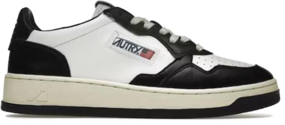 AUTRY Medalist Low Leather 'Black White' AULM-WB01 Order AUTRY Medalist Low Leather 'Black White' AULM-WB01