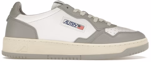AUTRY Medalist Low Leather 'Grey White' AULM-WB10 AUTRY Medalist Low Leather 'Grey White' AULM-WB10