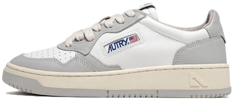 AUTRY Medalist Low Leather 'Grey White' AULM-WB10 AUTRY Medalist Low Leather 'Grey White' AULM-WB10