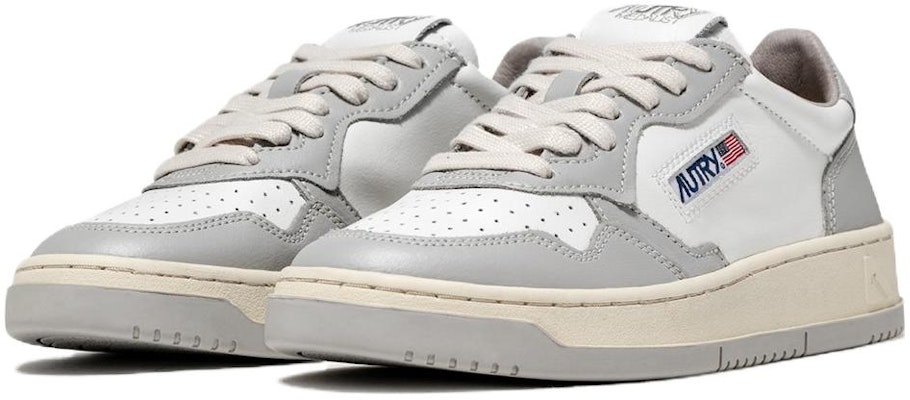 AUTRY Medalist Low Leather 'Grey White' AULM-WB10 Order AUTRY Medalist Low Leather 'Grey White' AULM-WB10