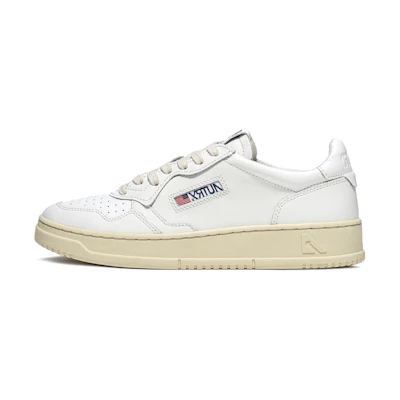 AUTRY Medalist Low Leather 'White'