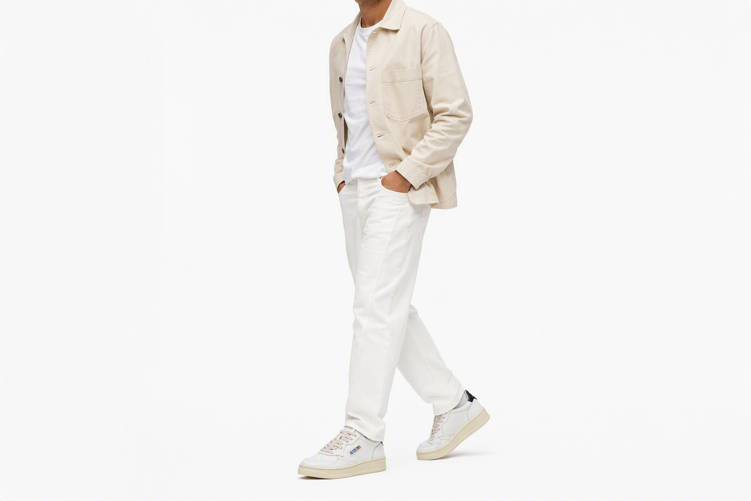 Order AUTRY 皮革 低帮 時尚板鞋 男款 白黑色