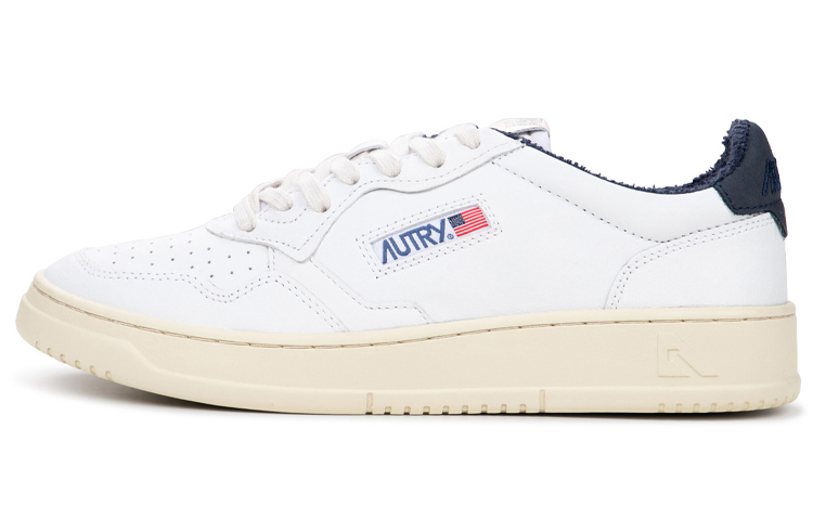 AUTRY Medalist Low Leather 'White Black' AULM-SP02