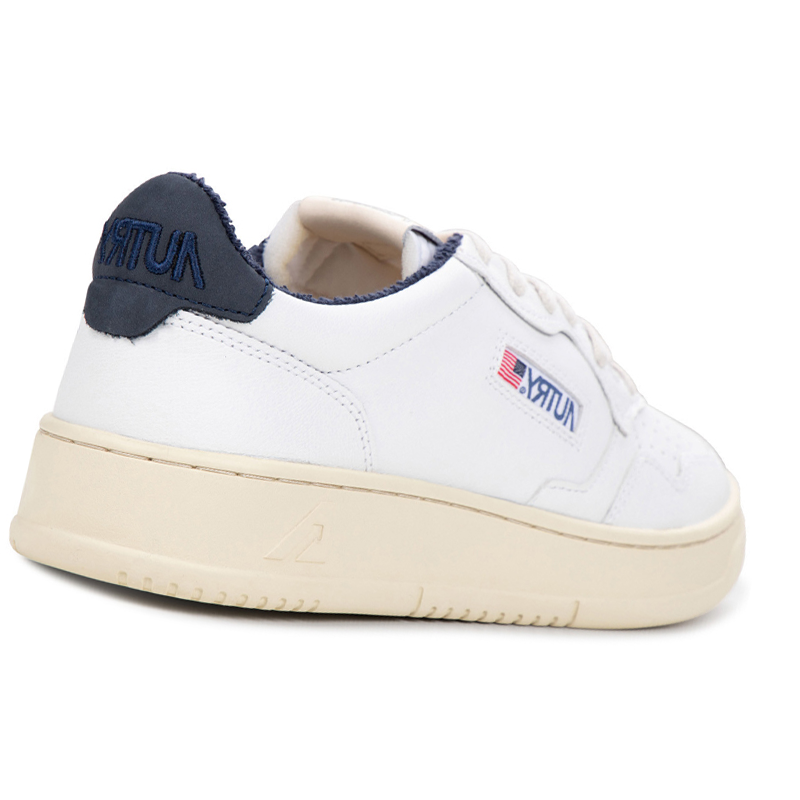 Shop AUTRY Medalist Low de Cuero 'Blanco Negro' AULM-SP02