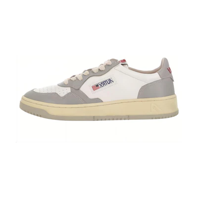 AUTRY Medalist Low Leather 'White Silver'