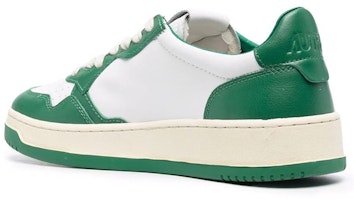 AUTRY 經典時尚休閒皮革綁帶運動鞋 男款 綠白 Lookbook AUTRY 經典時尚休閒皮革綁帶運動鞋 男款 綠白