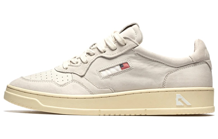 AUTRY Medalist Low Nubuck 'White' AULM-NN01