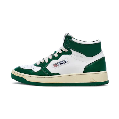 AUTRY Medalist Mid Bicolor 'White Green'
