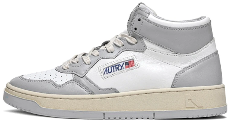 AUTRY Medalist Mid Bicolore ''Bianco Grigio'' AUMM-WB10 Buy AUTRY Medalist Mid Bicolore ''Bianco Grigio'' AUMM-WB10