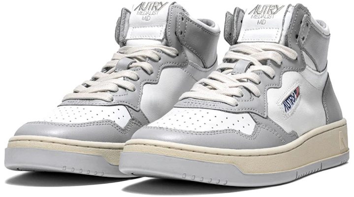 AUTRY Medalist Mid Bicolore ''Bianco Grigio'' AUMM-WB10 Order AUTRY Medalist Mid Bicolore ''Bianco Grigio'' AUMM-WB10