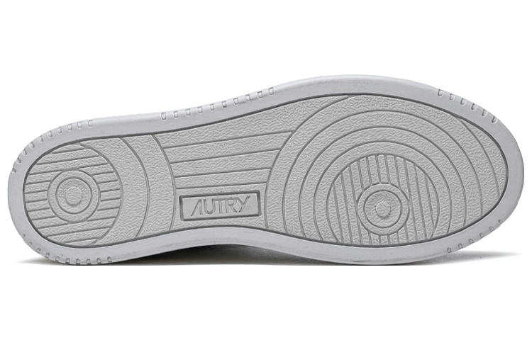 Shop AUTRY Medalist Mid Bicolore ''Bianco Grigio'' AUMM-WB10