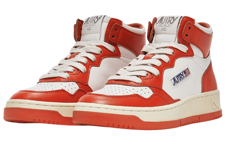 AUTRY Mid-Top Lace-Up 'Orange Fashion' 圖 3